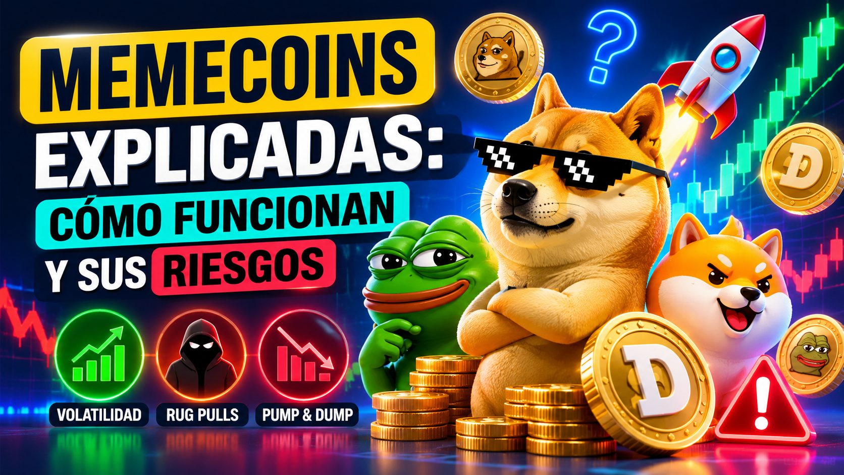 Memecoins explicadas: cómo funcionan y sus riesgos