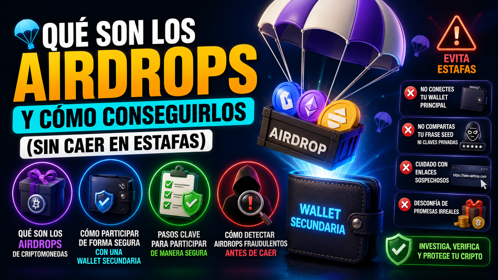 Qué son los airdrops y cómo conseguirlos (sin caer en estafas)